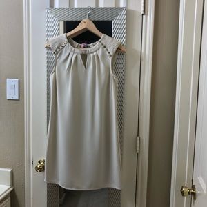 Women studded cream blouse- Tinley Road in Xs